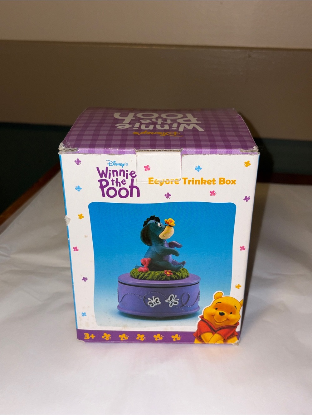 Winnie The Pooh Eeyore Purple Trinket Box